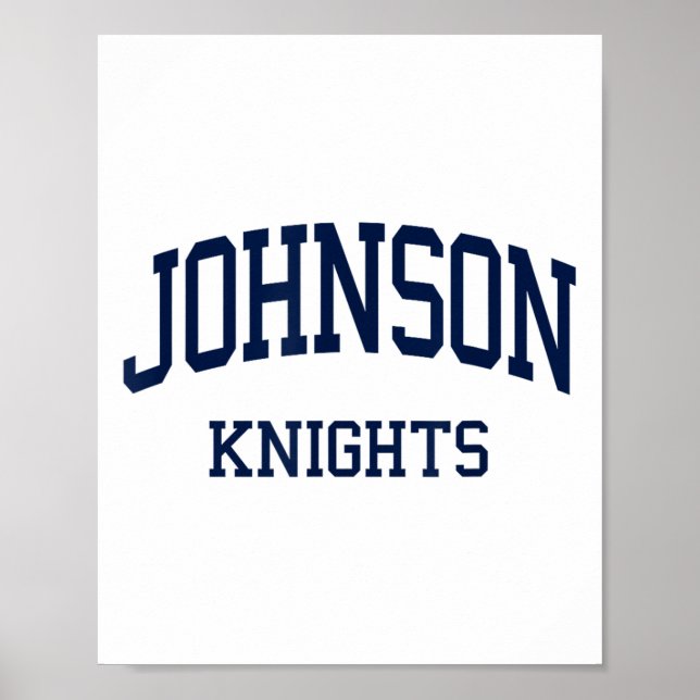 Johnson High School Hs Gainesville Ga Retro Sports Poster (Vorne)