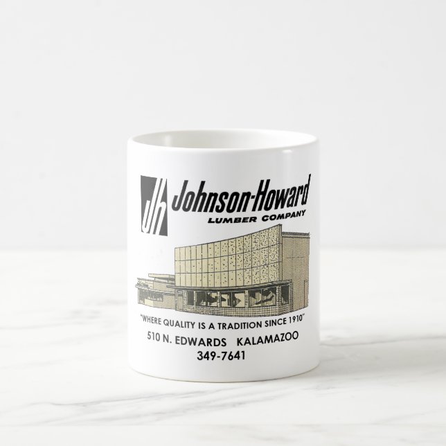 Johnson Howard Lumber Company, Kalamazoo MI-Kaffee Tasse (Mittel)