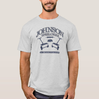 Johnson-Rasen-Spreizer-lustiger T - Shirt