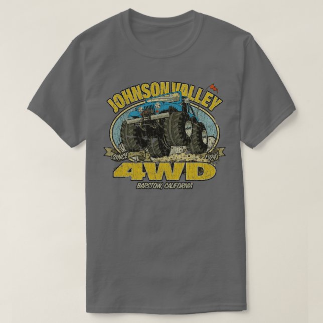 Johnson Valley 4WD 1974 T-Shirt (Design vorne)