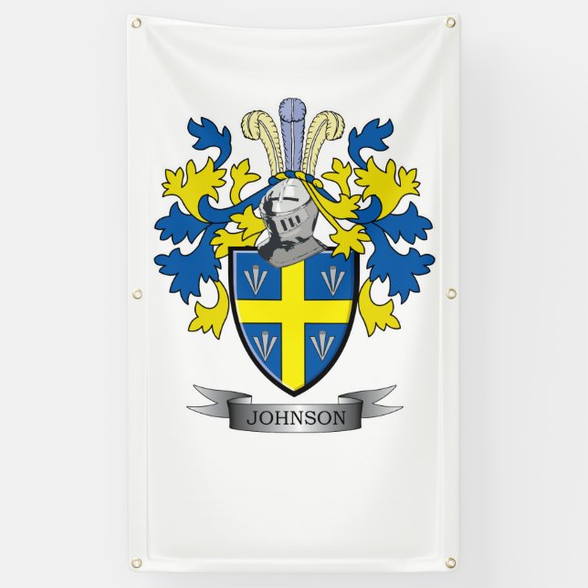 Johnson-Wappen Banner (Vertikal)