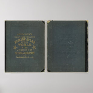 Johnsons neuer Illustrierter Familientatlas Poster