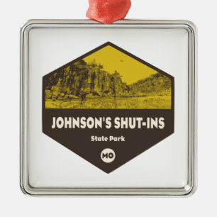 Johnsons Shut-Ins Staat Park Missouri Ornament Aus Metall