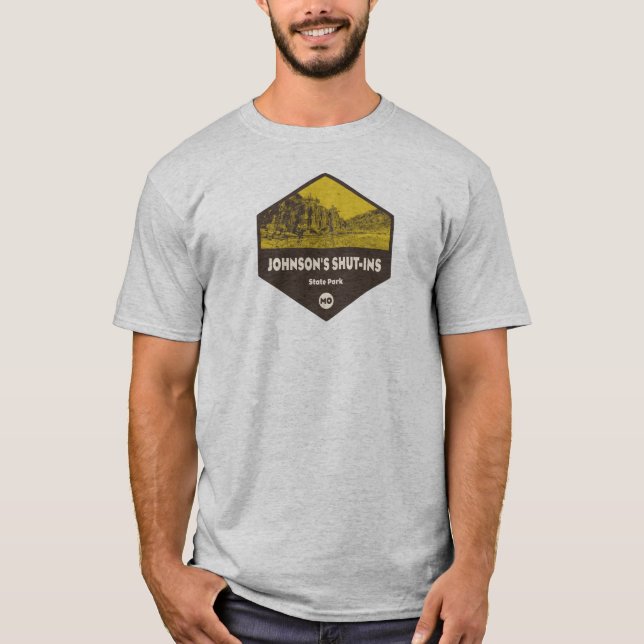 Johnsons Shut-Ins Staat Park Missouri T-Shirt (Vorderseite)