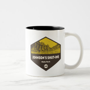 Johnsons Shut-Ins Staat Park Missouri Zweifarbige Tasse