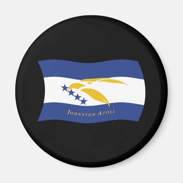 Johnston Atoll Flag Magnet (Vorne)