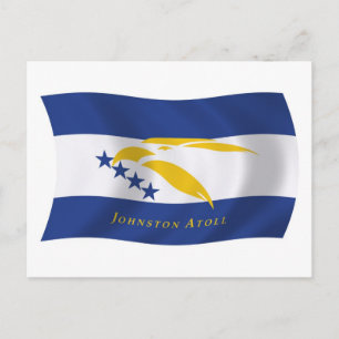 Johnston Atoll Flag Postcard Postkarte