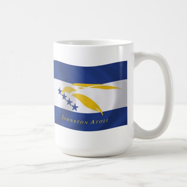 Johnston-Atoll Flaggen Tasse (Rechts)
