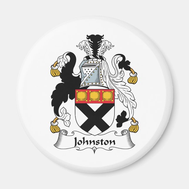 Johnston Familienwappen Magnet (Vorne)