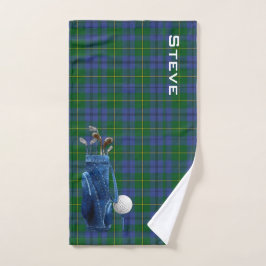 Johnston Kariert Golf Towel Handtuch