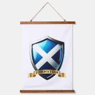 Johnston Scotland National Heritage Schild Wandteppich Mit Holzrahmen