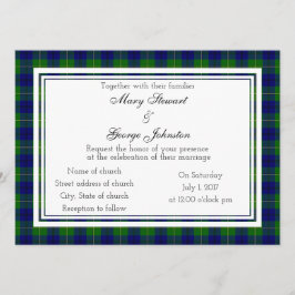Johnston Scottish Wedding Einladung