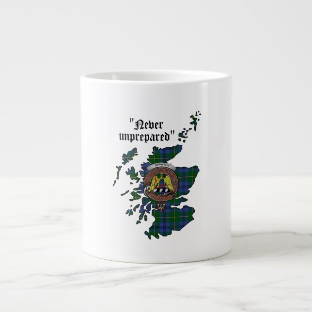 Johnstone Clan Abzeichen Jumbo Tasse (Vorderseite)