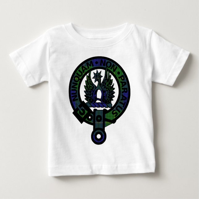 Johnstone Clan Wappen Baby T-shirt (Vorderseite)