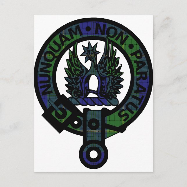 Johnstone Clan Wappen Postkarte (Vorderseite)