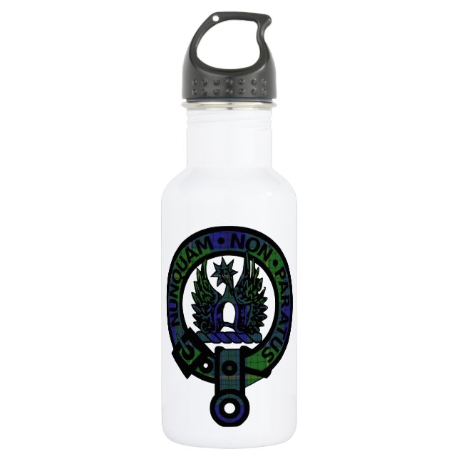 Johnstone Clan Wappen Trinkflasche (Vorderseite)