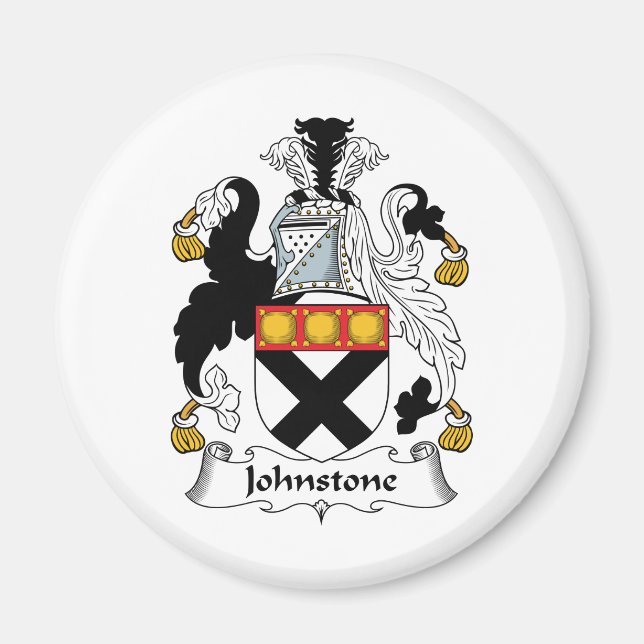 Johnstone Familienwappen Magnet (Vorne)