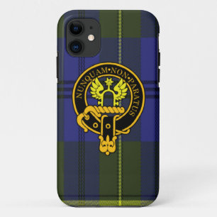 Johnstone schottisches Wappen und Tartan iPhone Case-Mate iPhone Hülle