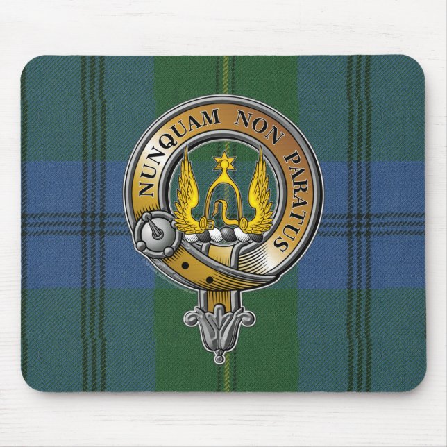 Johnstone Tartan & Badge Mousepad (Vorne)