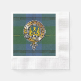 Johnstone Tartan & Badge Serviette