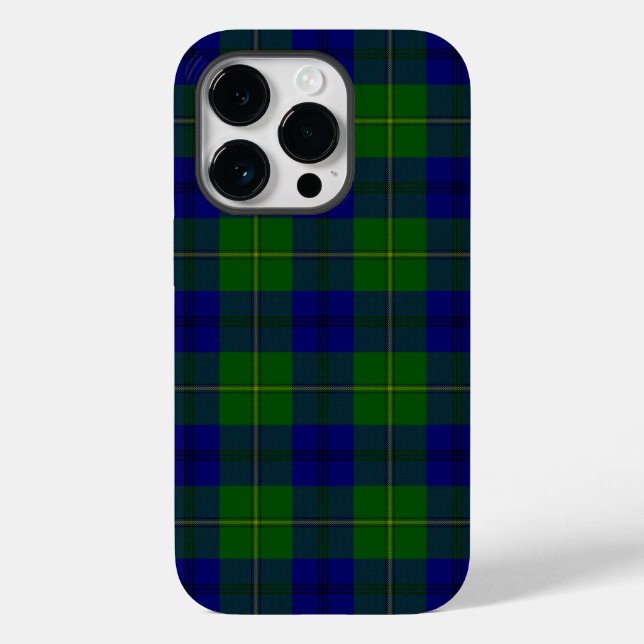 Johnstone tartan blue kariert Case-Mate iPhone hülle (Rückseite)