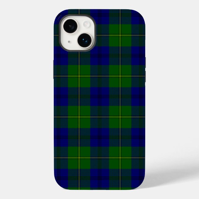 Johnstone tartan blue kariert Case-Mate iPhone hülle (Rückseite)