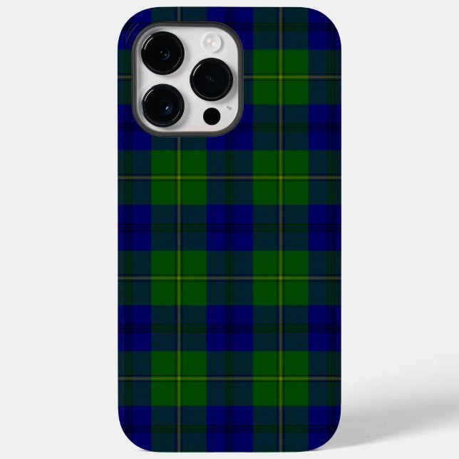 Johnstone tartan blue kariert Case-Mate iPhone hülle (Rückseite)