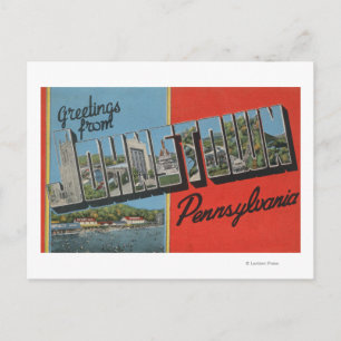 Johnstown, Pennsylvania - Große Briefszenen Postkarte