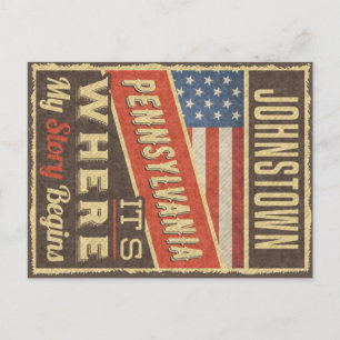 Johnstown Pennsylvania Postkarte