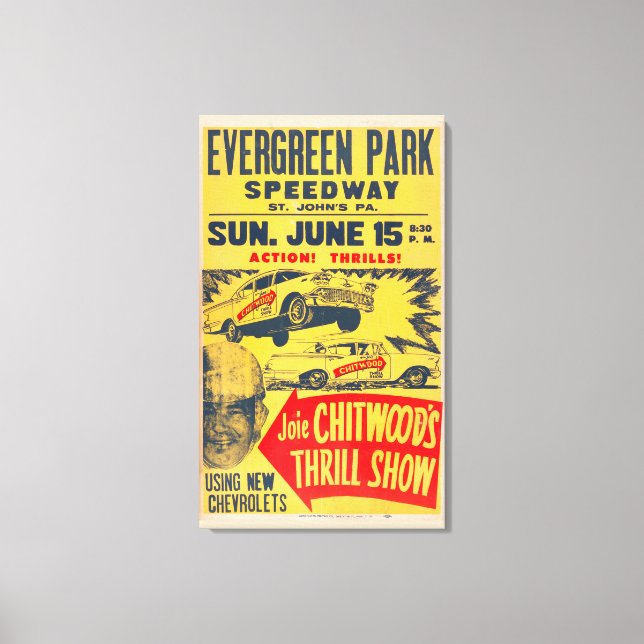 Joie Chitwood Thrill Leinwand Print (Vorderseite)