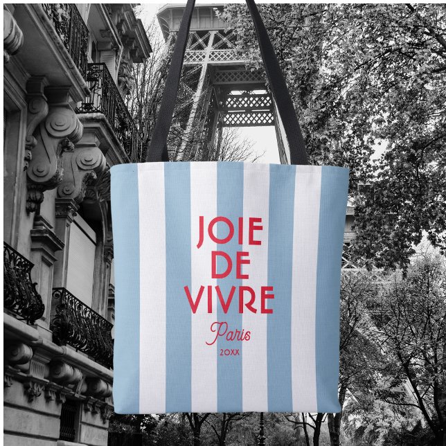 Joie De Vivre Paris French Blue Cabana Stripe (Von Creator hochgeladen)