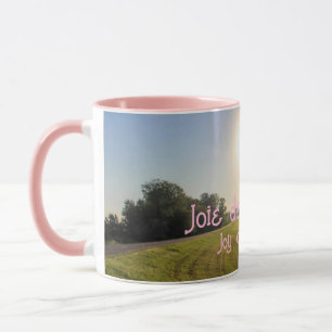 Joie de vivre Pink Tasse