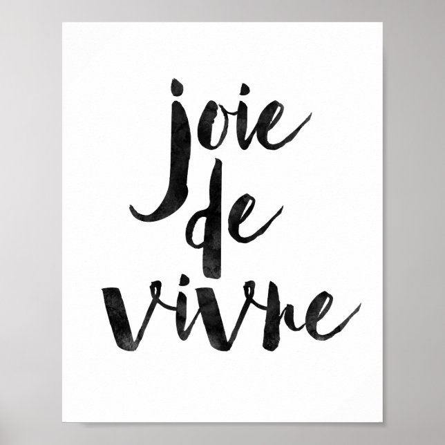 Joie De Vivre Poster (Vorne)