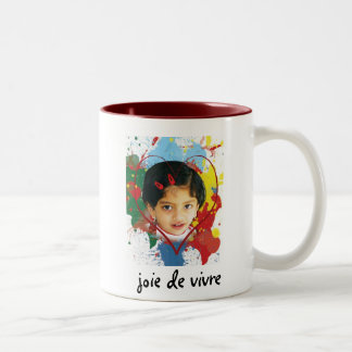 Joie de Vivre Zweifarbige Tasse