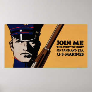 Join Me ~ US Marines Poster
