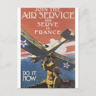 "Join the Air Service" um 1917 Postkarte