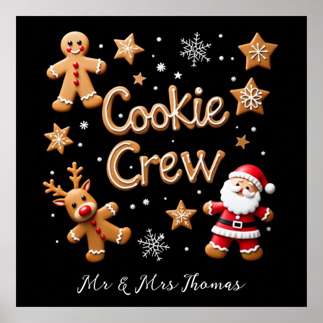 Join the Cookie Crew Ihr ultimatives Weihnachtsfes Poster (Vorne)