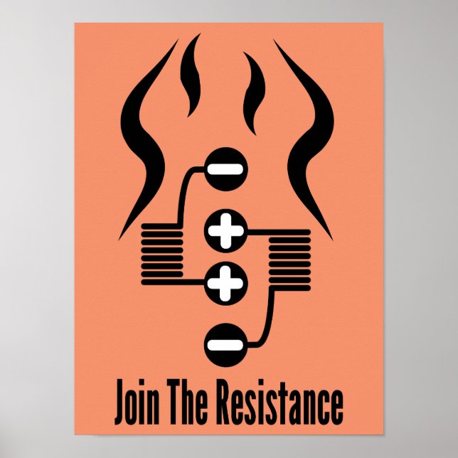 Join the Resistance - Orange Poster (Vorne)