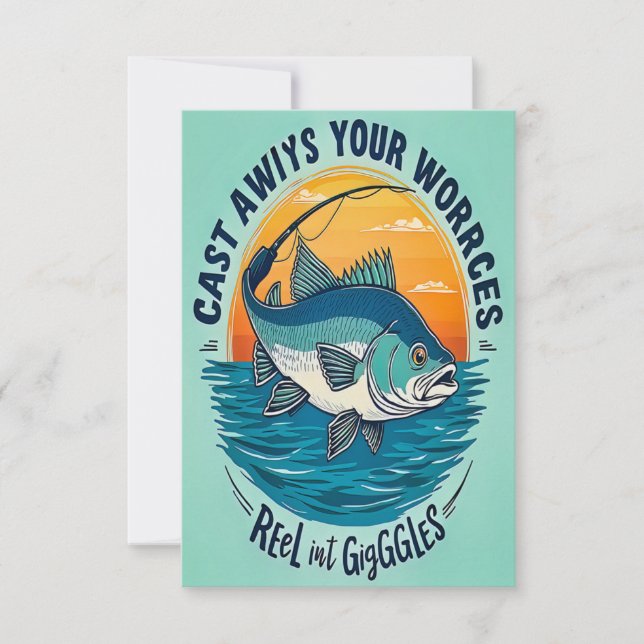 Join Us for a Cast Away Celebration Einladung (Vorderseite)