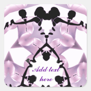 Join Us_ Quadratischer Aufkleber