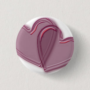 Joined Hearts Button