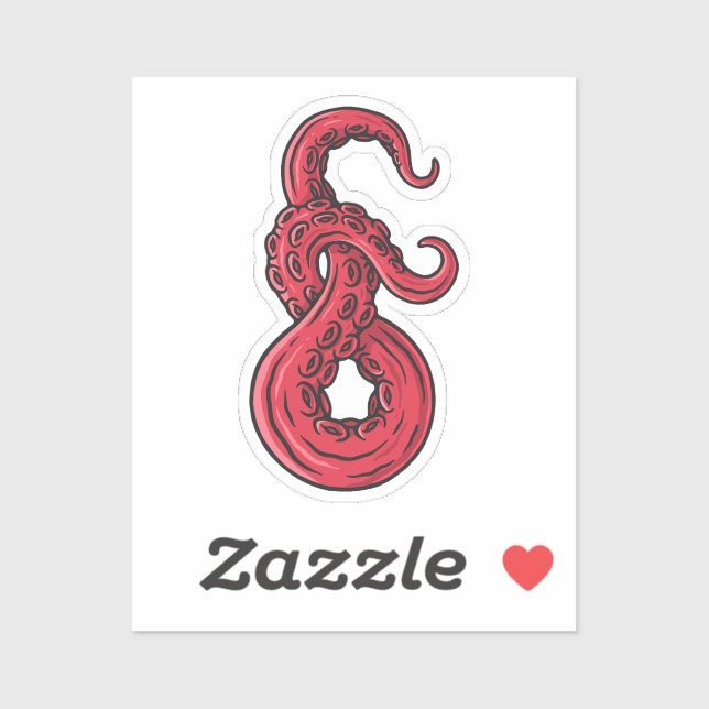 Joined tentacles aufkleber (Blatt)