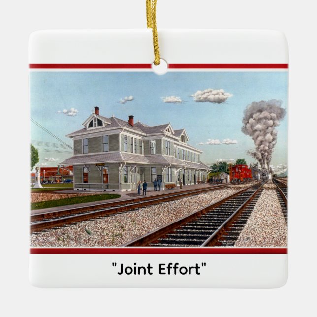 "Joint Effort" by Tom Rock Keramikornament (Vorderseite)
