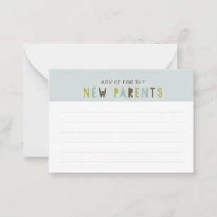 Joint Effort Couples Baby Shower Admin Card Hinweiskarte