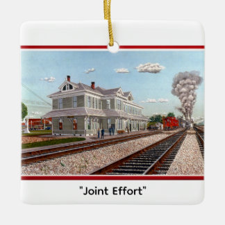 "Joint Effort" von Tom Rock Keramikornament