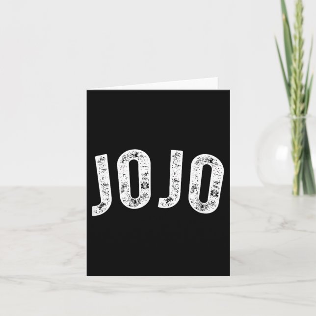Jojo Karte (Vorderseite)