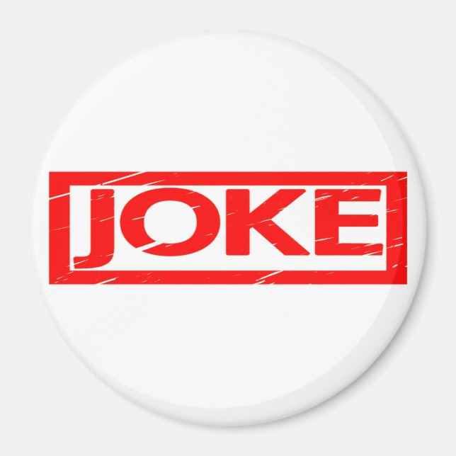 Joke Briefmarke Magnet (Vorne)