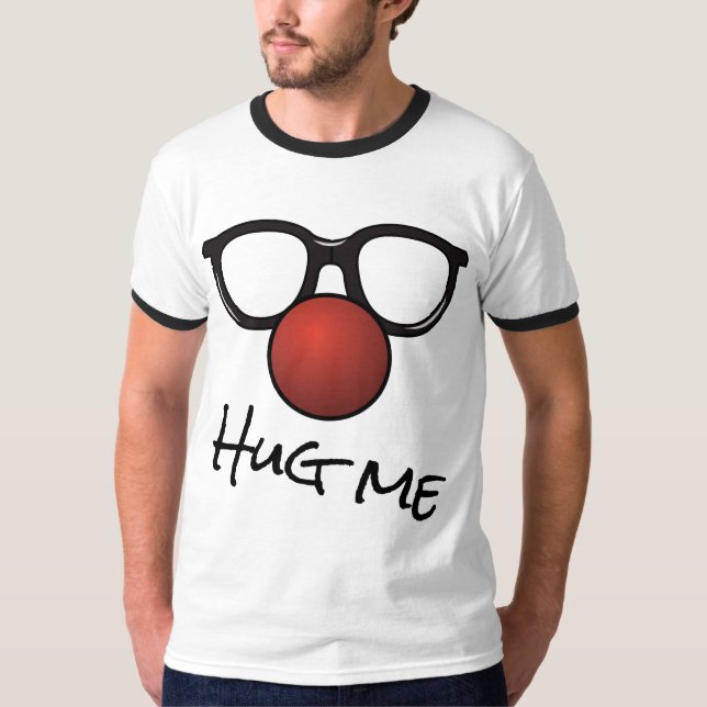 Joke Brille HUG ME T-Shirt (Vorderseite)