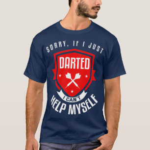 Joke Darts Shirt Funny Darts Player Puff werfen