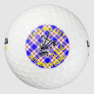 Joke Golf Ball, ich war einmal verloren, aber jetz Golfball